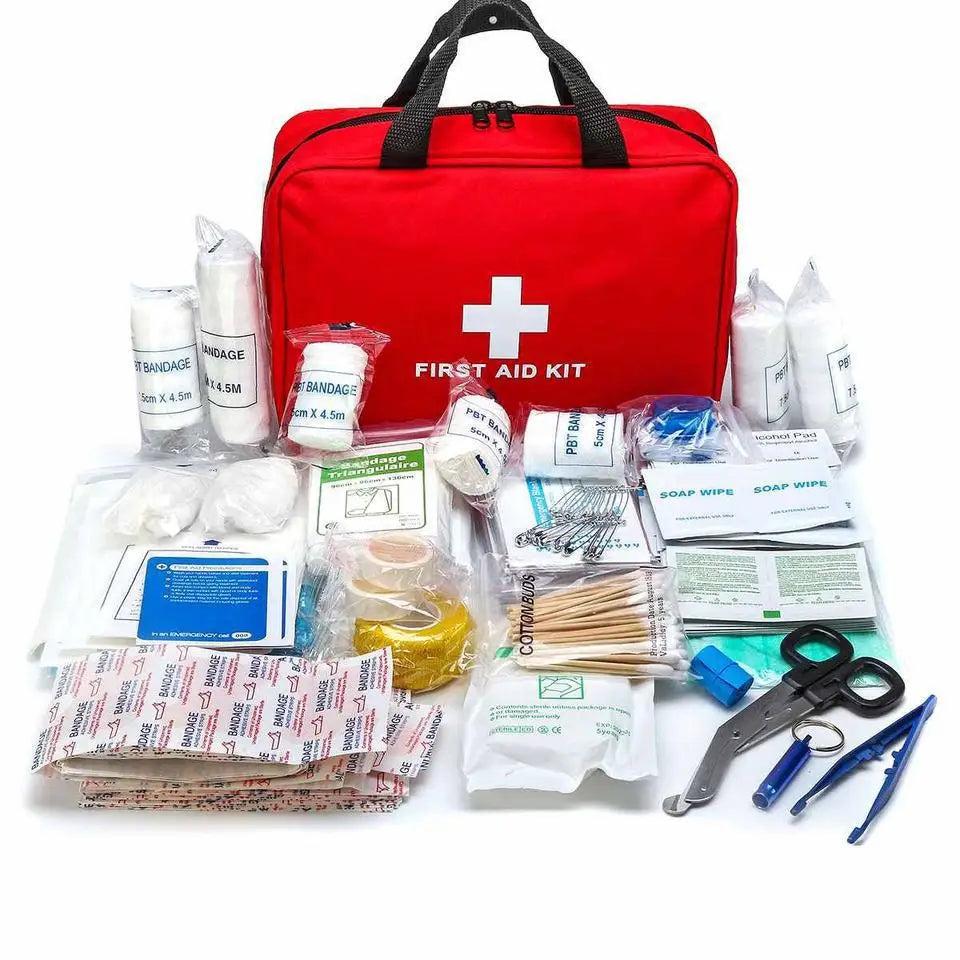 First Aid Kit Bag for Car, Camping & Backpack | MARKSMAN