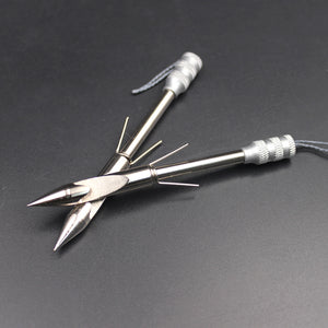 Dark Slate Gray Short Stainless Steel Basic Fishing Darts MARKSMAN