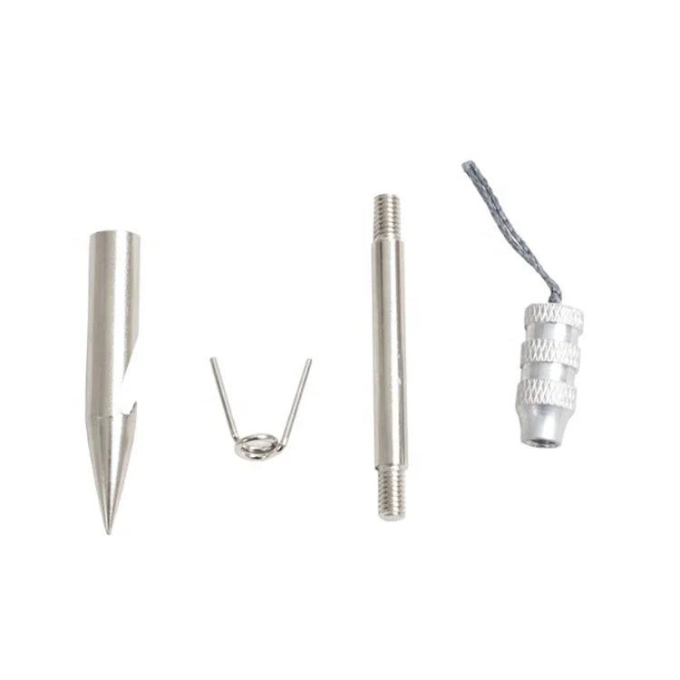 Light Gray SPG Stainless Steel Fishing Arrow Darts | Durable Bowfishing Tips Set SPG