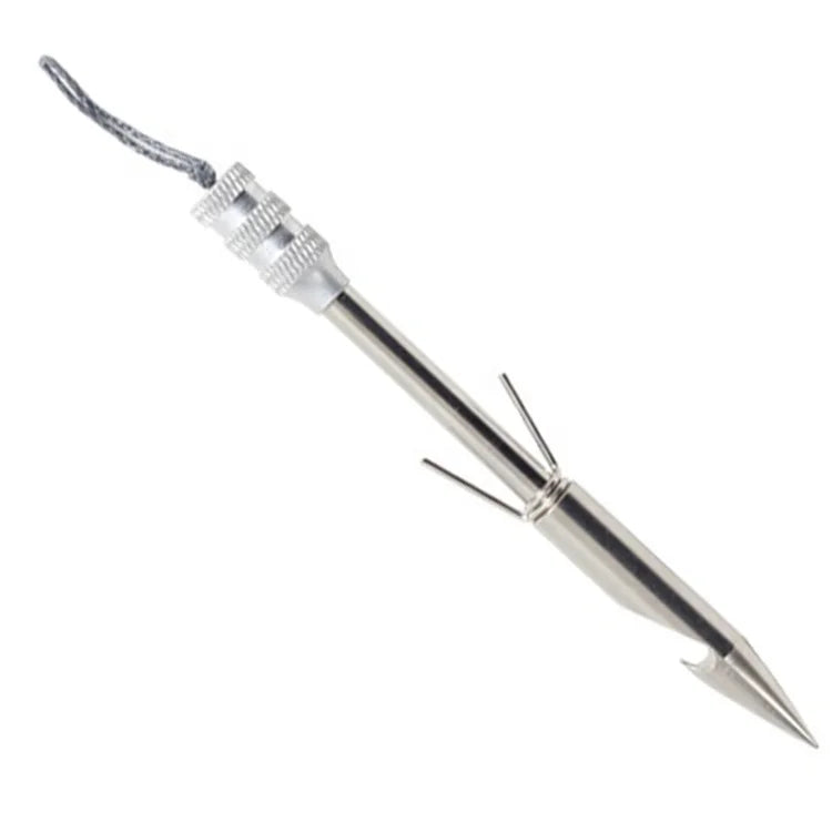 Light Gray SPG Stainless Steel Fishing Arrow Darts Darts | Slingshot & Bowfishing Tips – 9.3cm Silver SPG