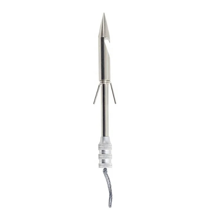 Light Gray SPG Stainless Steel Fishing Arrow Darts | Durable Bowfishing Tips Set SPG