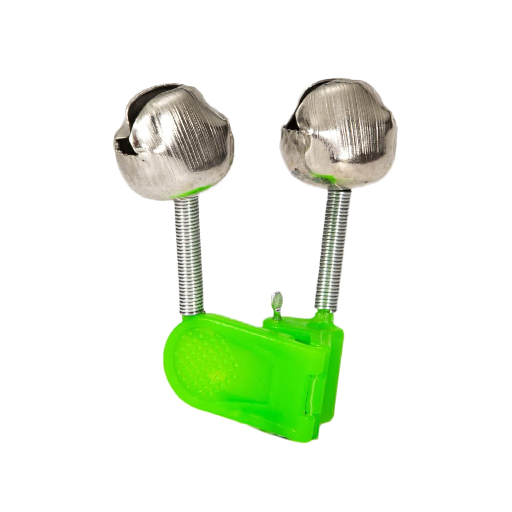 Spring Clip Fishing Bell Bite Alarm – Double Bell Night Fishing Alert
