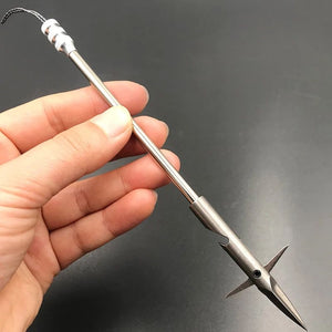 Dim Gray Three Sided Shark Stainless Steel Fishing Darts MARKSMAN