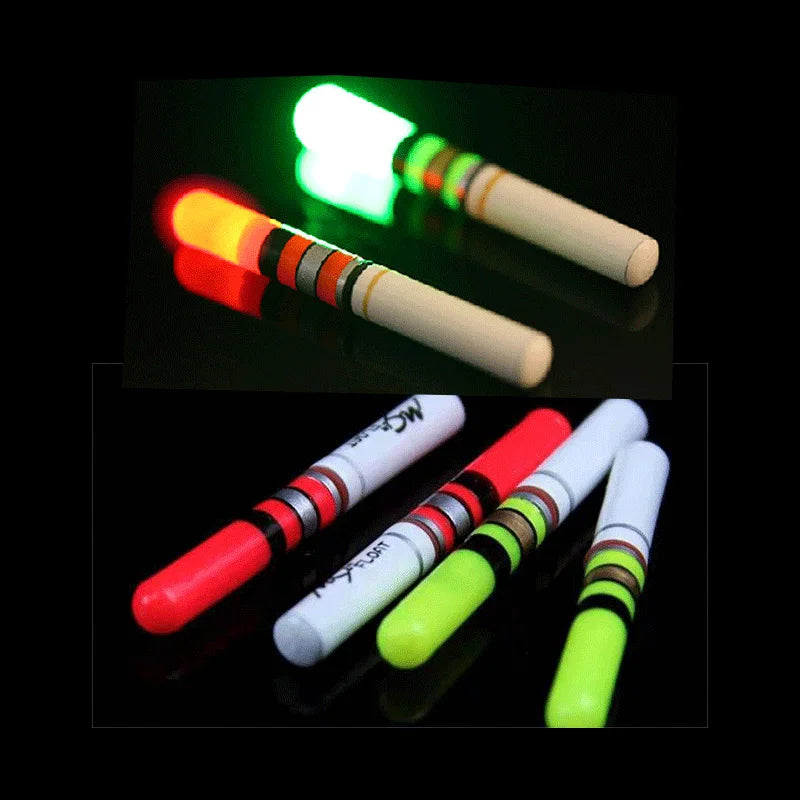 Black Fishing Glow Light Stick – No Battery LED Float Light MARKSMAN