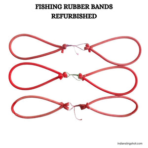 White Smoke Fishing Rubber Bands Refurbished – 5 & 10 Pcs Pack MARKSMAN
