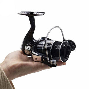 White Smoke Fishing Spinning Reel HZ2000/HZ3000/HZ4000 Metal Body Spinning Reel for River, Lake, Stream & Reservoir Fishing MARKSMAN