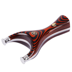 White Smoke Five-Star Titanium Steel Slingshot | Vase Mouth Design MARKSMAN