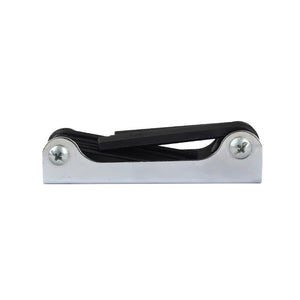 Black SPG Fold-Up Allen Wrench Set – 8-in-1 Archery Tuning Tool SPG