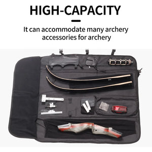 Dark Slate Gray SPG Foldable Bow Bag Oxford Cloth | Recurve Takedown Bow Case SPG