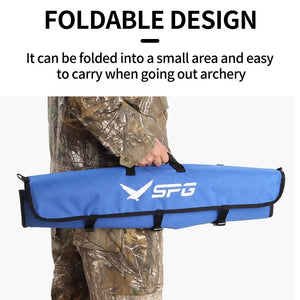 Dark Slate Gray SPG Foldable Bow Bag Oxford Cloth | Recurve Takedown Bow Case SPG