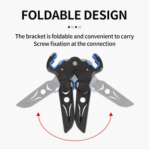 Snow SPG GJ816 Foldable Compound Bow Stand – Portable Rubber ABS Bow Holder SPG