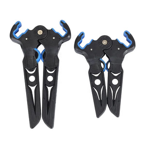 Dark Slate Gray SPG GJ816 Foldable Compound Bow Stand – Portable Rubber ABS Bow Holder SPG