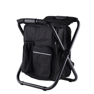 White Smoke Portable Folding Fishing Chair with Cooler Backpack INDIAN SLINGSHOT