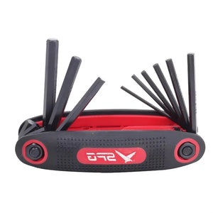 Dark Slate Gray SPG Folding Allen Key Wrench — Chrome Vanadium Steel Hex Key Set SPG