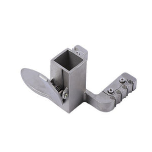 Dark Gray DIY 4-Slot Round Rubber Band | 2-Slot Flat Rubber Band Design | Strong & Durable Foot Pedal Long Rod Bow Head Silver for Slingshot Long Rod Fishing Accessories INDIAN SLINGSHOT