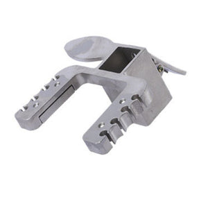 Dark Gray DIY 4-Slot Round Rubber Band | 2-Slot Flat Rubber Band Design | Strong & Durable Foot Pedal Long Rod Bow Head Silver for Slingshot Long Rod Fishing Accessories INDIAN SLINGSHOT