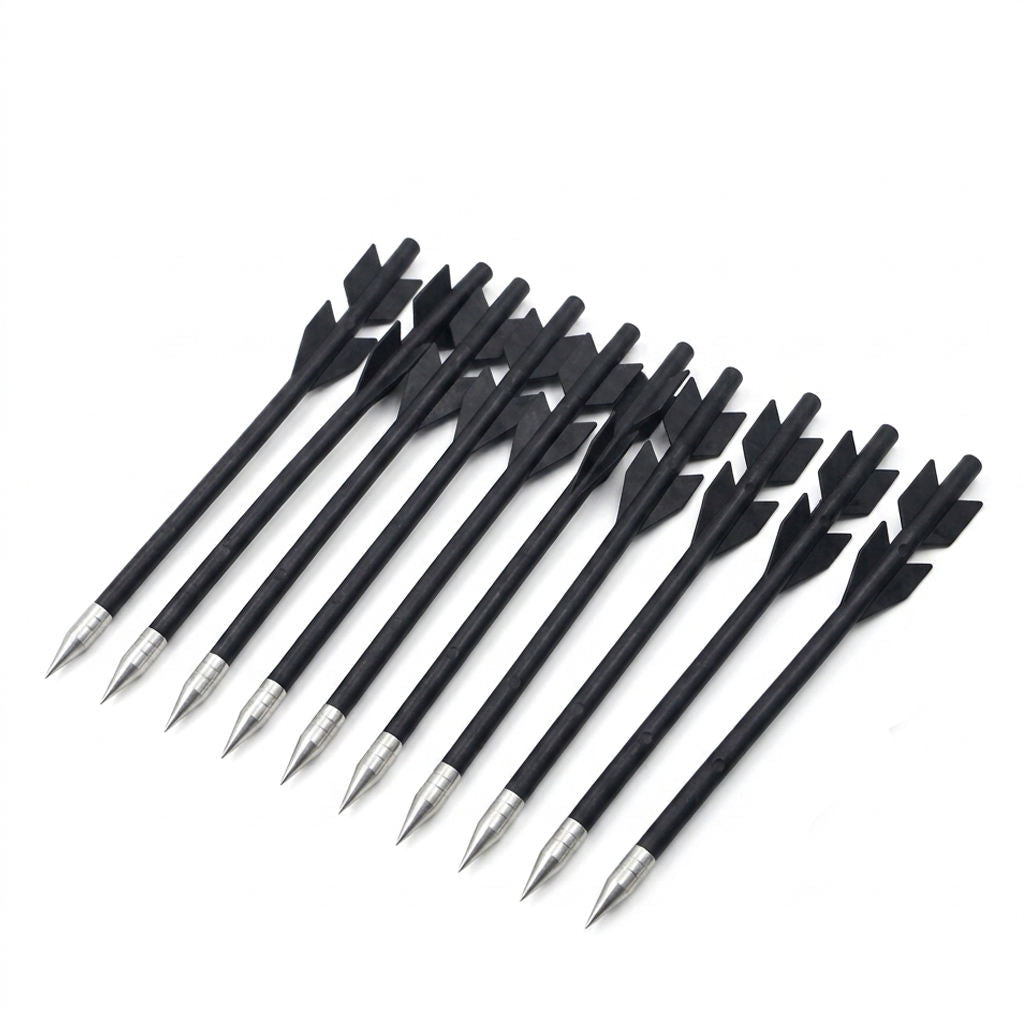 White Smoke Four-Fletch Reinforced Carbon Fiber Arrows for Archery Accessories MARKSMAN