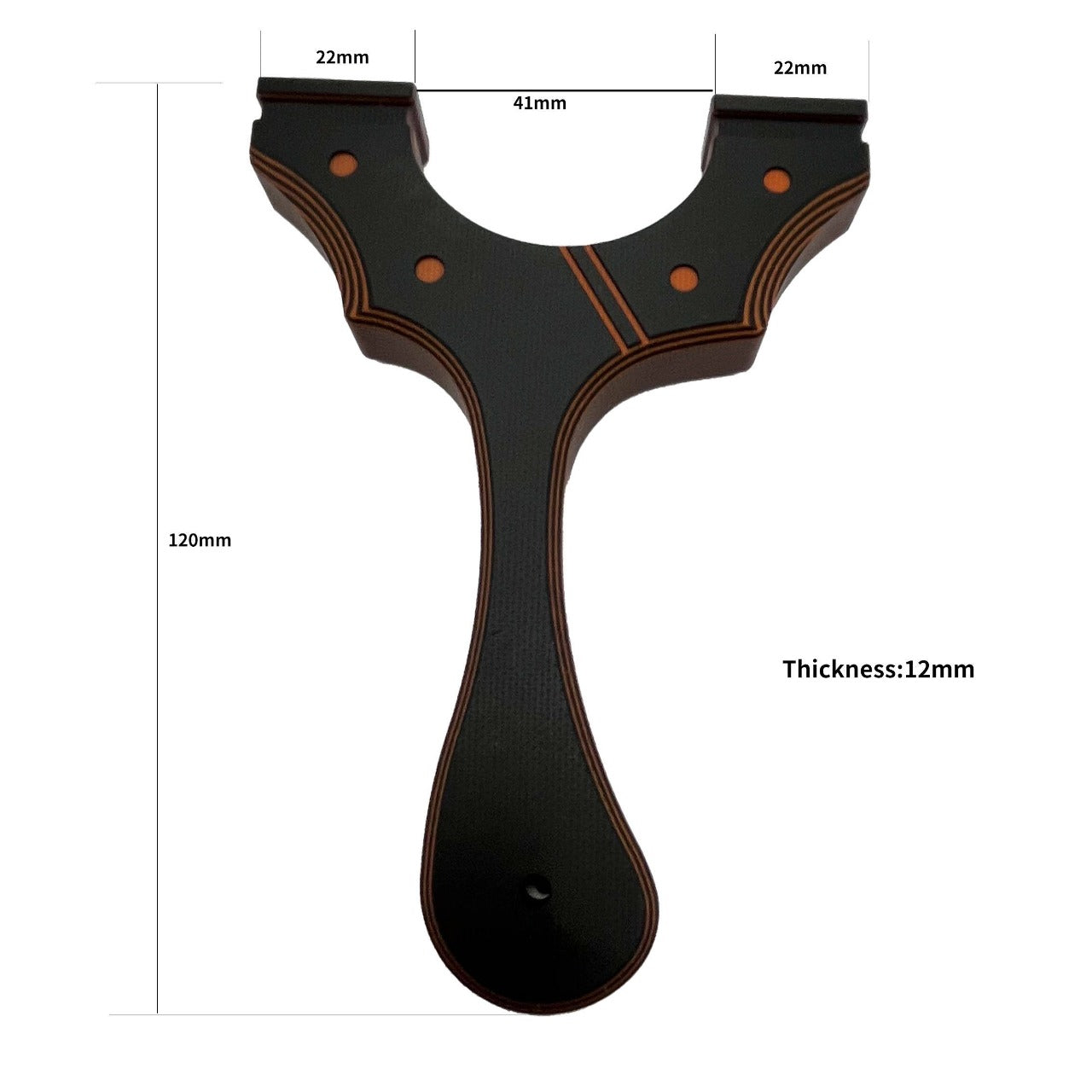 Black High Quality G10 Slingshot For Catapult For Kids INDIAN SLINGSHOT