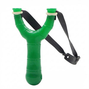White Smoke GREEN BAMBOO ABS Resin Slingshot – Nature Inspired Bamboo Design Portable Outdoor Slingshot INDIAN SLINGSHOT