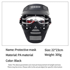 Dark Slate Gray SPG Full Face Archery Tag Game Mask Protective Helmet SPG
