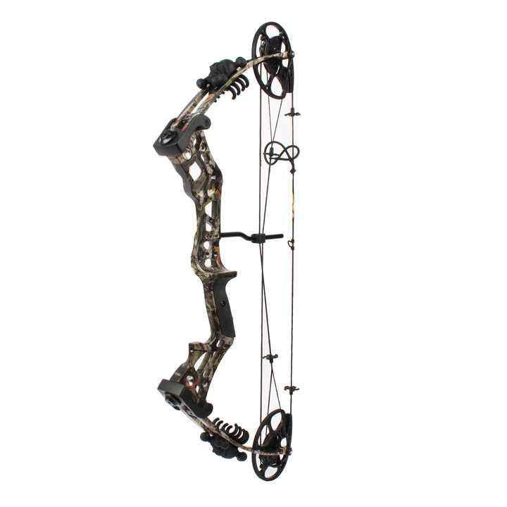 White Smoke Ghost Archery KS01 Beginner's Composite Bow 15-45 lbs Draw Weight RH Composite Bow for Archery Practice and Outdoor Recreation MARKSMAN