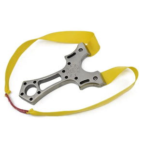 Dark Gray Ghost Ring Stainless Steel Slingshot MARKSMAN