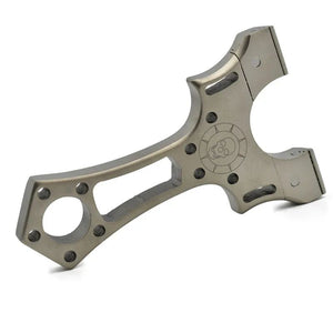 Slate Gray Ghost Ring Stainless Steel Slingshot MARKSMAN