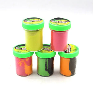 White Smoke Glitter Trout Fishing Dough Bait – Soft Scented Moldable MARKSMAN