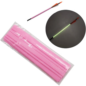 White Smoke Glow-in-the-Dark Arrow Heat Shrink Tubes 12pcs – Pink Luminous Archery Accessories MARKSMAN