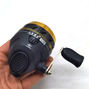 Dark Slate Gray SY20 Dart Wheel Closed Built-In Fishing Reel MARKSMAN