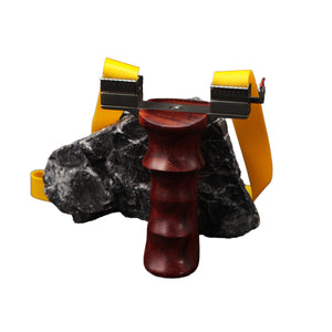 Black Golden Titanium Alloy Dragon Teeth Slingshot MARKSMAN