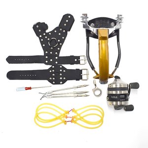 Wheat Stainless Steel Fishing Slingshot with Plastic and Metal Reel Combo for Outdoor Fishing Slingshot Catapult INDIAN SLINGSHOT