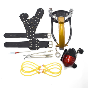 Wheat Stainless Steel Fishing Slingshot with Plastic and Metal Reel Combo for Outdoor Fishing Slingshot Catapult INDIAN SLINGSHOT