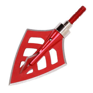 Firebrick SPG 135-Grain Aluminum Alloy Screw-In Arrow Tip (Broadhead Style) - Red SPG