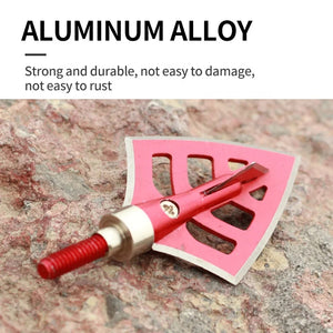 Rosy Brown SPG 135-Grain Aluminum Alloy Screw-In Arrow Tip (Broadhead Style) - Red SPG