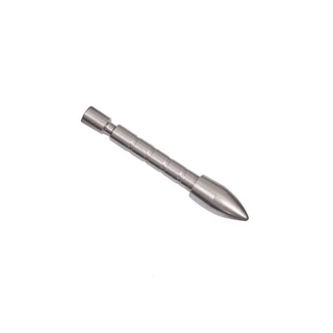 Dark Gray SPG 80 Grain Stainless Steel Arrow Point | 4.2 mm Screw-In Insert Tip SPG