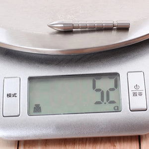 Gray SPG 80 Grain Stainless Steel Arrow Point | 4.2 mm Screw-In Insert Tip SPG