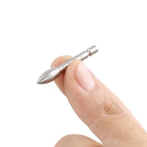 Tan SPG 80 Grain Stainless Steel Arrow Point | 4.2 mm Screw-In Insert Tip SPG