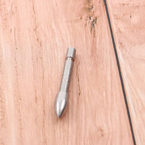Light Pink SPG 80 Grain Stainless Steel Arrow Point | 4.2 mm Screw-In Insert Tip SPG