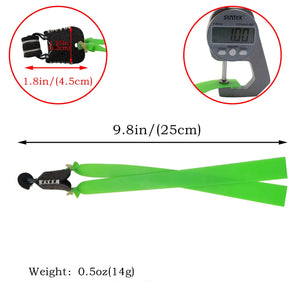 White Smoke Green 1.0MM Slingshot Rubber Bands INDIAN SLINGSHOT