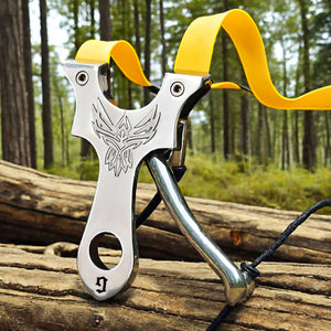Dark Olive Green Griffon G1 Stainless Steel Slingshot MARKSMAN