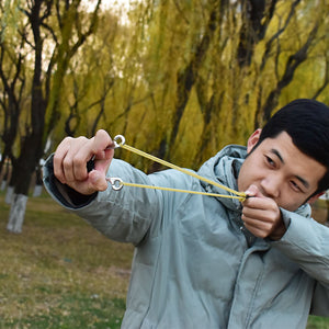 Dark Olive Green GripLine Alloy Slingshot MARKSMAN