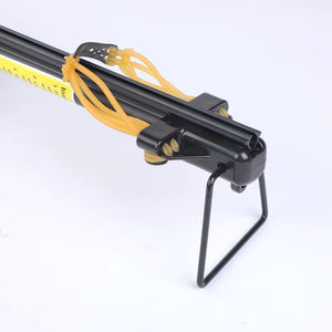 White Smoke Upgraded Powerful Long Rod Slingshot with Fishing Reel INDIAN SLINGSHOT