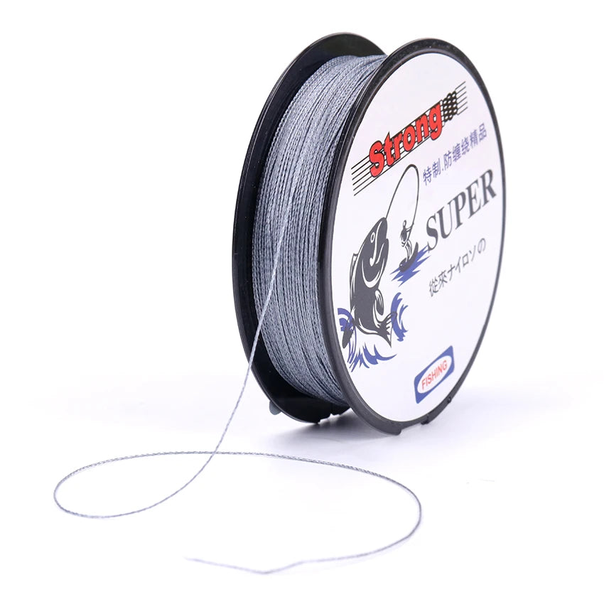 pe braided fishing line 50M PE Multifilament Polyethylene Braided Fishing Line Wire