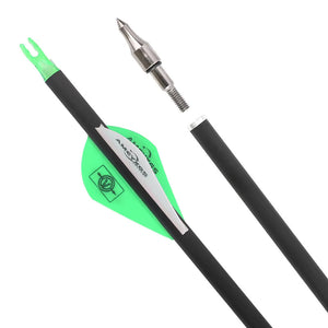 Dark Slate Gray Pure Carbon Arrows Pure Carbon Arrow ID 6.2 Spine 300 350 400 500 600 For Compound Recurve Traditional Bow Arrows INDIAN SLINGSHOT