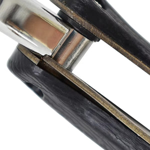 Dark Slate Gray Three Card Black Alloy Folding Slingshot INDIAN SLINGSHOT