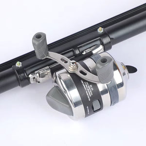 White Smoke Upgraded Powerful Long Rod Slingshot with Fishing Reel INDIAN SLINGSHOT