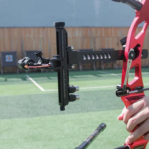 Dark Gray Sanlida® Miracle X10 Recurve Bow Sight SANLIDA