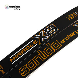 Black Sanlida® Miracle X8 Recurve Bow Limbs SANLIDA