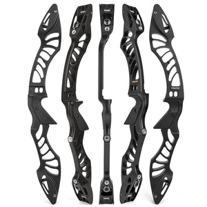 Dark Slate Gray Junxing H7 Recurve Bow Riser for Target Shooting and Games INDIAN SLINGSHOT